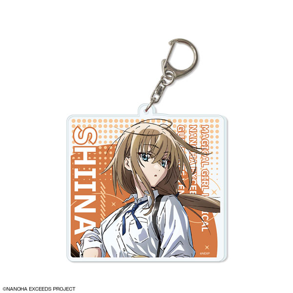 License Agent Magical Girl Lyrical Nanoha Exceeds Gun Blaze Vengeance Big Acrylic Keychain Design 01 (Shiina Kuze)