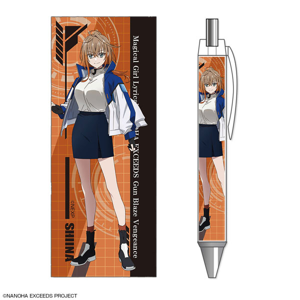 License Agent Magical Girl Lyrical Nanoha Exceeds Gun Blaze Vengeance Ballpoint Pen Design 01 (Shiina Kuze) hình ảnh 1