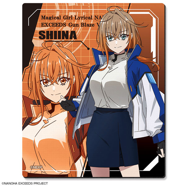 License Agent Magical Girl Lyrical Nanoha Exceeds Gun Blaze Vengeance Rubber Mouse Pad Design 01 (Shiina Kuze) hình ảnh 1