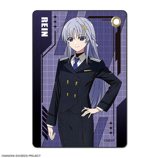License Agent Magical Girl Lyrical Nanoha Exceeds Gun Blaze Vengeance Leather Pass Case Design 05 (Rein Yagami)