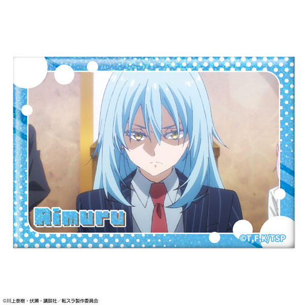 License Agent That Time I Got Reincarnated as a Slime Hologram Tin Badge Ver.3 Design 05 (Rimuru /E) รูปภาพ 1