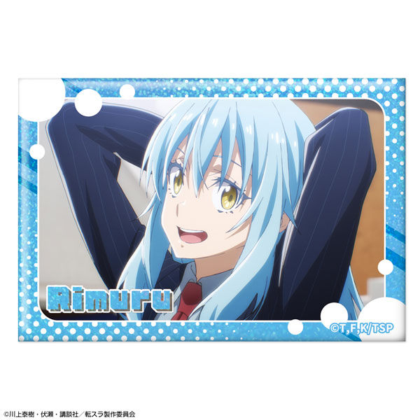 License Agent That Time I Got Reincarnated as a Slime Hologram Tin Badge Ver.3 Design 08 (Rimuru /H) รูปภาพ 1