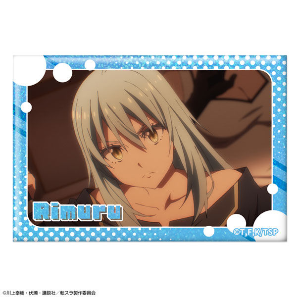 License Agent That Time I Got Reincarnated as a Slime Hologram Tin Badge Ver.3 Design 10 (Rimuru /J) รูปภาพ 1
