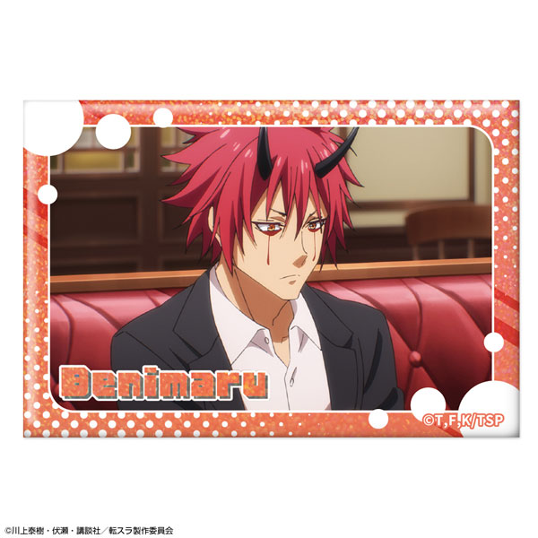 License Agent That Time I Got Reincarnated as a Slime Hologram Tin Badge Ver.3 Design 11 (Benimaru /A) รูปภาพ 1