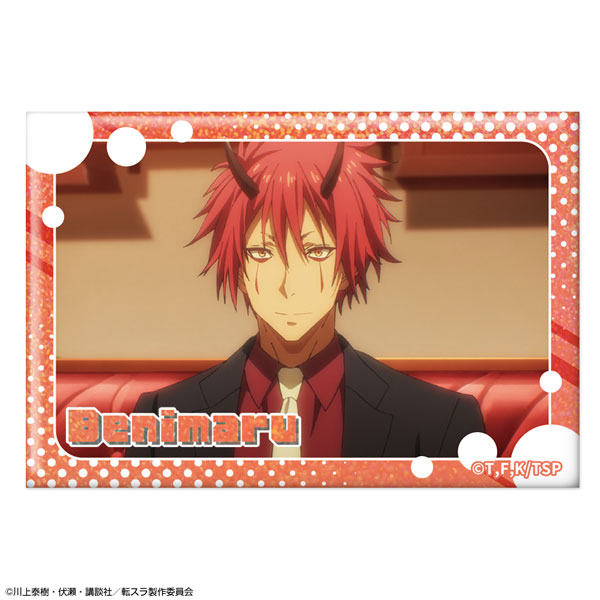 License Agent That Time I Got Reincarnated as a Slime Hologram Tin Badge Ver.3 Design 12 (Benimaru /B) รูปภาพ 1