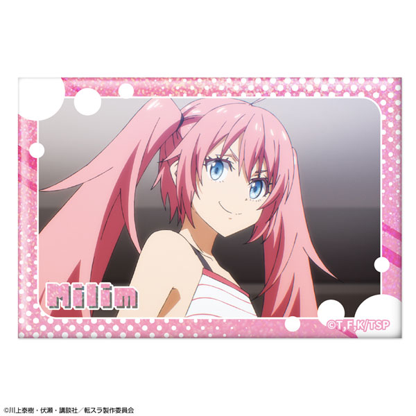 License Agent That Time I Got Reincarnated as a Slime Hologram Tin Badge Ver.3 Design 17 (Milim /A) รูปภาพ 1
