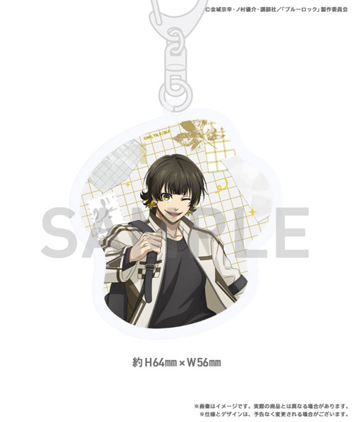 SIXBYSIX Bluelock 3rd ed Acrylic Keychain Meguru Bachira