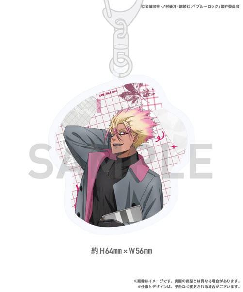 SIXBYSIX Bluelock 3rd ed Acrylic Keychain Ryusei Shidou