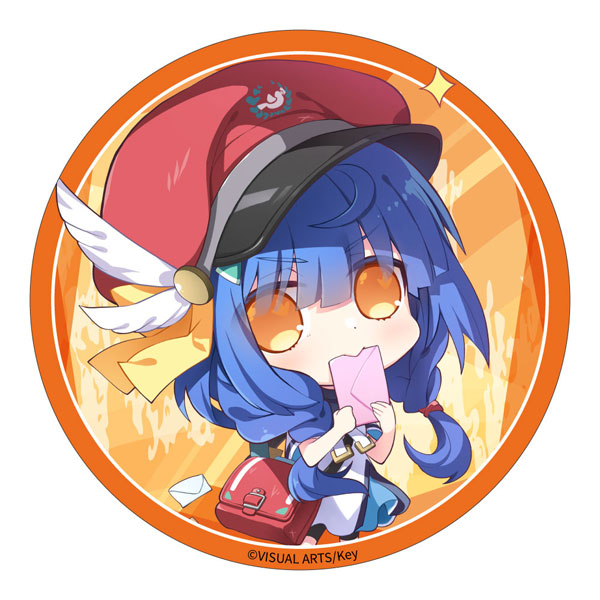 Midobiyo anemoi Tin Badge Chibi Koyomi Shirato