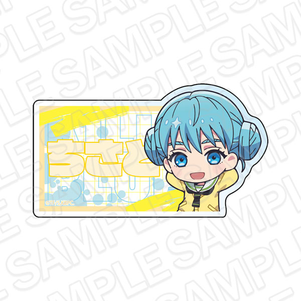 Contents Seed TV Anime "Kill Blue" Acrylic Name Badge Chisato Shiraishi Chibi ver. รูปภาพ 1