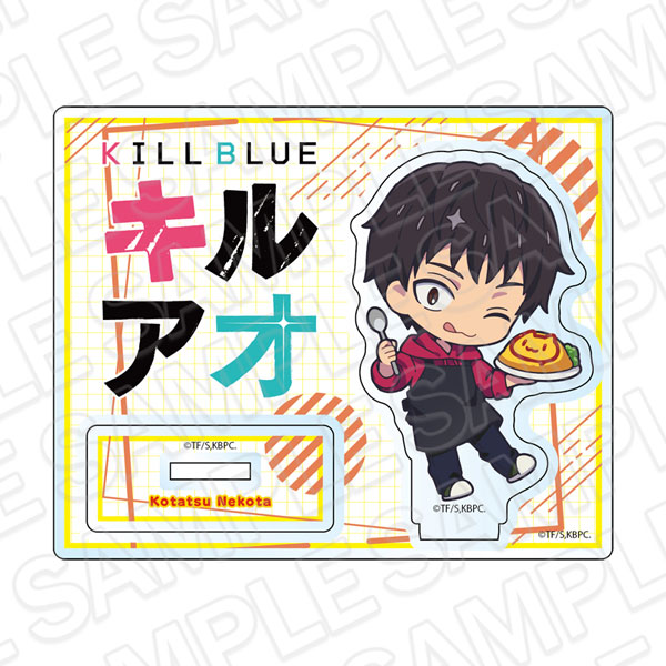 Contents Seed TV Anime "Kill Blue" Acrylic Stand Kotatsu Nekota Chibi ver. รูปภาพ 1