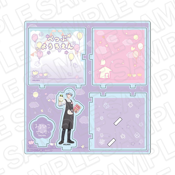 Contents Seed Movie "Cute High Earth Defense Club ETERNAL LOVE!" Acrylic Diorama Mr. Haruhiko Beppu Kindergarten ver. รูปภาพ 1