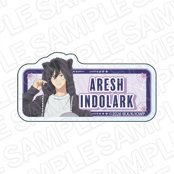 Contents Seed TV Anime "The Affairs of the Other World Depend on the Corporate Slave" Nameplate Badge Indrak Aresh รูปภาพ 1