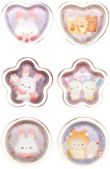 San-x SE75304 Sugarcocomuu "Sugarcocomuu's Holiday" Sticker Bits