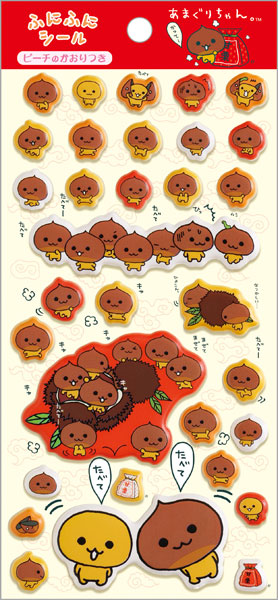 San-x SE75204 San-x Universe Character Series Funifuni Sticker Amaguri-chan hình ảnh 1