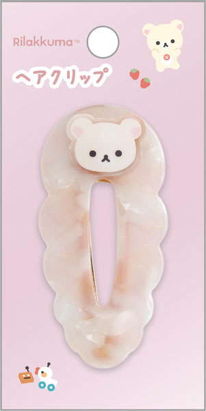 San-x FE48302 Hair Clip Rilakkuma Korilakkuma
