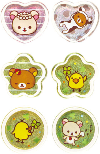 San-x SE75301 Sticker Bits Rilakkuma