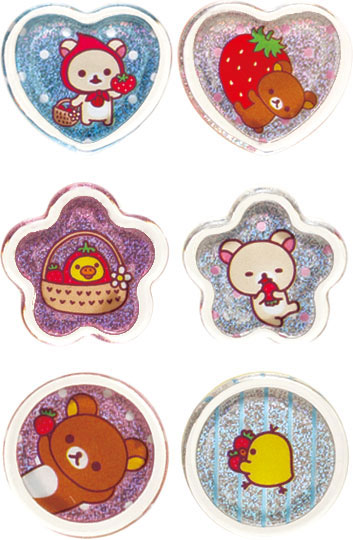 San-x SE75302 Sticker Bits Rilakkuma รูปภาพ 1