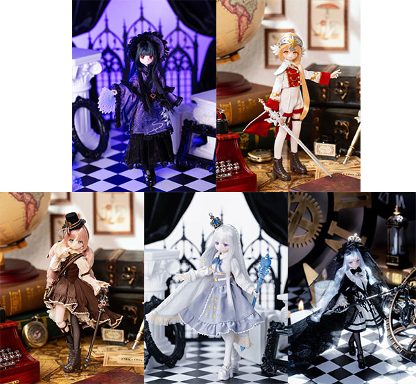 KOUNANNOGO "Time Gap Music Box" Series 1/6 Complete Doll Collection 4Pack BOX