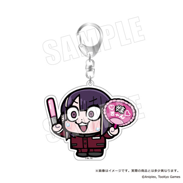 empty HUNDRED LINE -LAST DEFENSE ACADEMY- x Bkub Big Acrylic Keychain 06. Ima Tsukumo