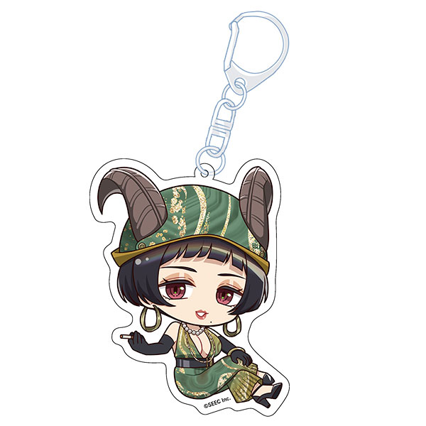 Penguin Parade Tasokare Hotel: Tsubomi Petanko Acrylic Keychain Menou 이미지 1