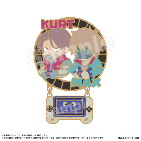Marimo Craft Milky Subway: The Galactic Limited Express Collection Pin Badge Kurt & Max