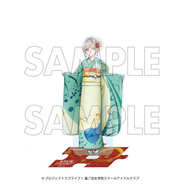DMM.com Love Live! Hasunosora Girls' High School Idol Club x Kaga Yuzen Collaboration Vol.3 Acrylic Stand Ceras Yanagida Lilienfeld