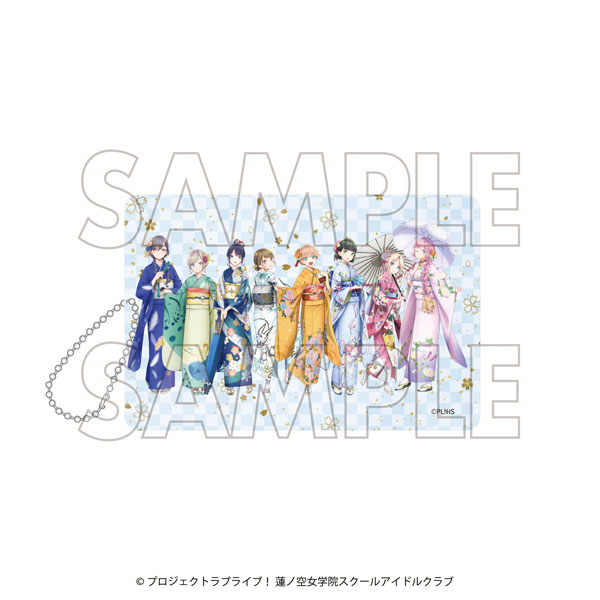 DMM.com Love Live! Hasunosora Girls' High School Idol Club x Kaga Yuzen Collaboration Vol.3 Card Case Group Illustration รูปภาพ 1