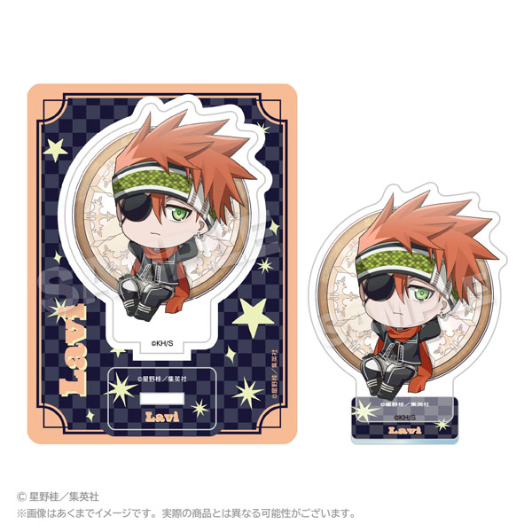 Stella Notes D.Gray-man Mini Chara Acrylic Mascot Marumado ver. Lavi B รูปภาพ 1