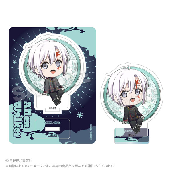 Stella Notes D.Gray-man Mini Chara Acrylic Mascot Marumado ver. Allen Walker C รูปภาพ 1