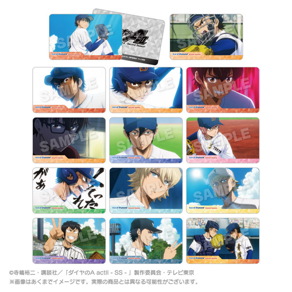 Stella Notes TV Anime "Ace of Diamond act II -Second Season-" Trading Memories Aurora Card 14Pack BOX รูปภาพ 1