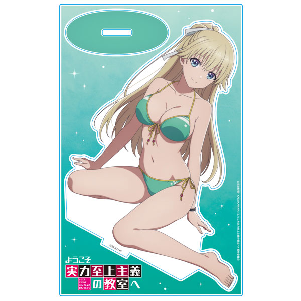 Azu Maker Youkoso Jitsuryoku Shijou Shugi no Kyoushitsu e Acrylic Chara Stand Tsubasa Nanase Swimsuit ver. 画像 1