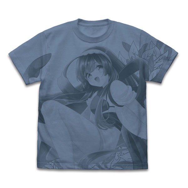 himori records Tohoku Zunko Zundamon Tohoku Zunko All Print T-shirt /HAZY BLUE-L รูปภาพ 1