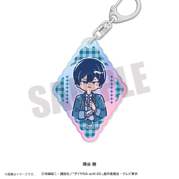 Playful Mind Company TV Anime "Ace of Diamond actII -SS-" Retro Pop Vol.4 Aurora Acrylic Keychain Satoru Furuya