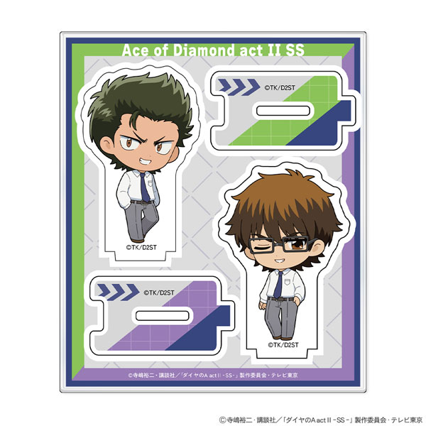 ATFES TV Anime "Ace of Diamond actII -Second Season-" Connecting Acrylic Stand Kazuya Miyuki & Yoichi Kuramochi