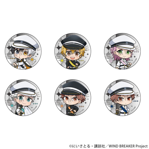 Parflette [WIND BREAKER] Trading Tin Badge (Military Coordinate /ver.A) 6Pack BOX