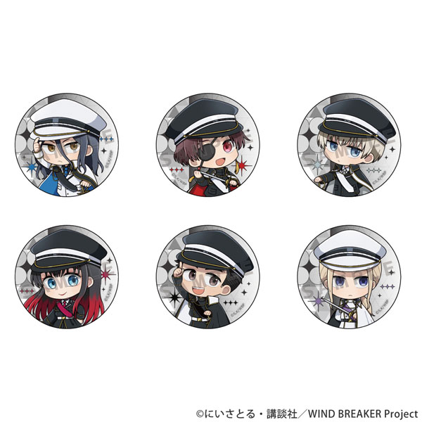 Parflette [WIND BREAKER] Trading Tin Badge (Military Coordinate /ver.B) 6Pack BOX