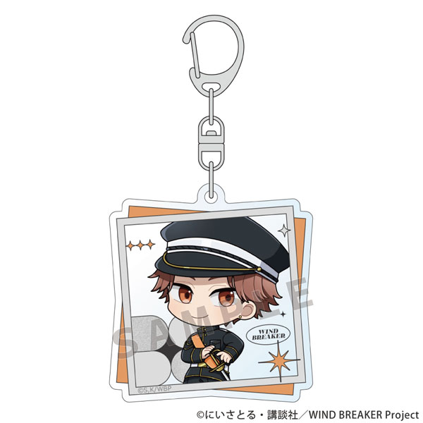 Parflette [WIND BREAKER] Acrylic Keychain (Seiryu Sakaki / Military Coordinate)