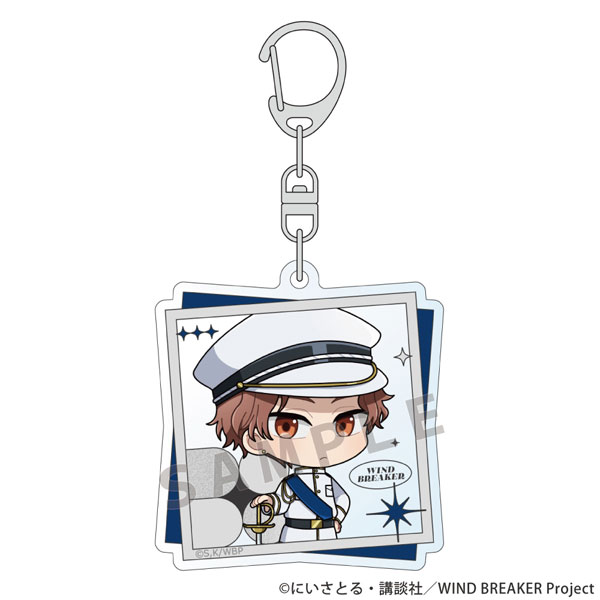 Parflette [WIND BREAKER] Acrylic Keychain (Uryu Sakaki / Military Coordinate)