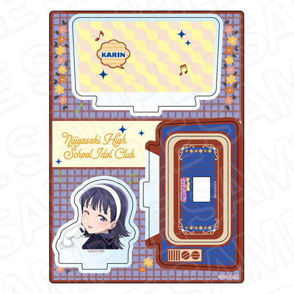 Contents Seed Love Live! Nijigasaki High School Idol Club Layer Acrylic Stand Karin Asaka Nijigaku Retro ver. รูปภาพ 1