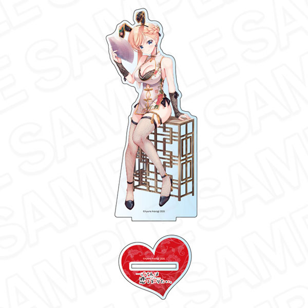Contents Seed Isshikisan wa Koi wo Shiritai. Deka Acrylic Stand Rinna Milford Isshiki China Bunny ver. 画像 1