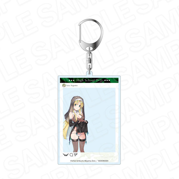 Contents Seed High School D x D SNS Style Acrylic Keychain Asia Argento Succubus & Nun ver. 이미지 1
