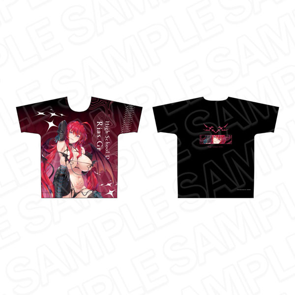 Contents Seed 하이스쿨 D×D 풀그래픽 티셔츠 리아스 그레모리 서큐버스 & 넌 ver. 이미지 1