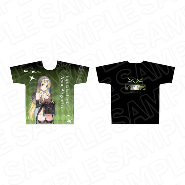 Contents Seed High School D x D Full Graphic T-shirt Asia Argento Succubus & Nun ver. รูปภาพ 1