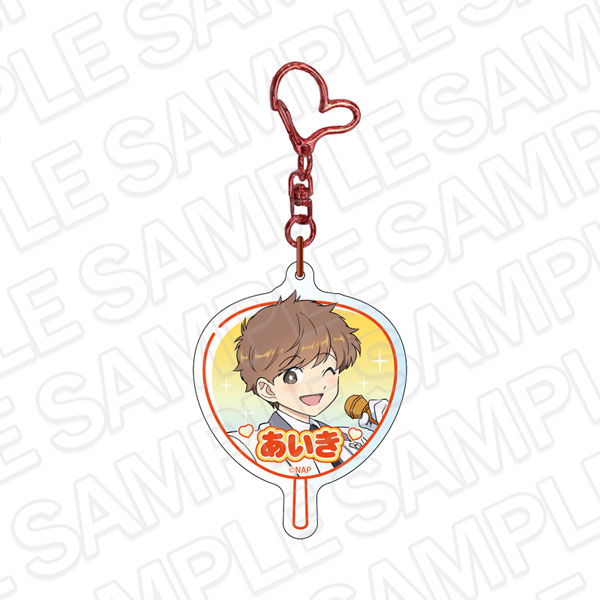 Contents Seed TV Animation "Ganbare! Nakamura-kun!!" Hologram Acrylic Keychain Aiki Hirose Idol ver. รูปภาพ 1