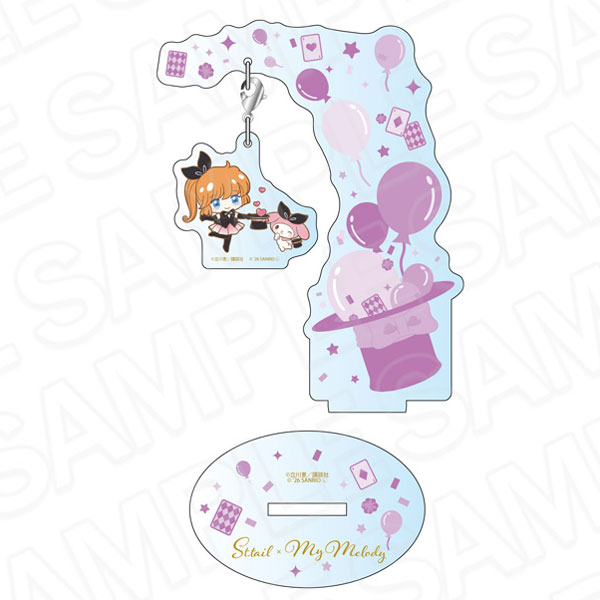 Contents Seed Saint Tail x Sanrio Characters Furafura Acrylic Stand Saint Tail x My Melody hình ảnh 1