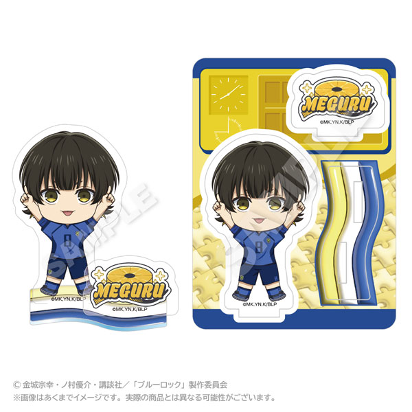 Stella Notes TV Anime "Bluelock" Point Acrylic Mascot Meguru Bachira