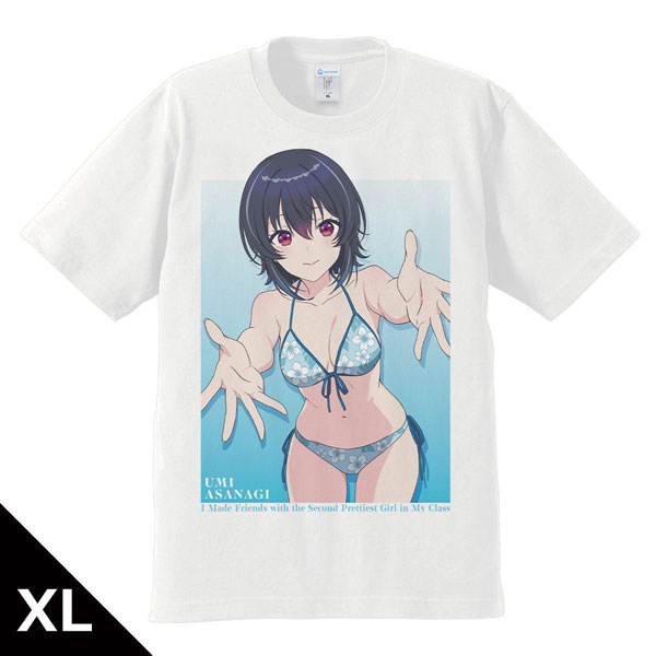 Azu Maker I Became Friends with the Second Cutest Girl in My Class T-shirt Umi Asanagi Swimsuit ver. XL Size