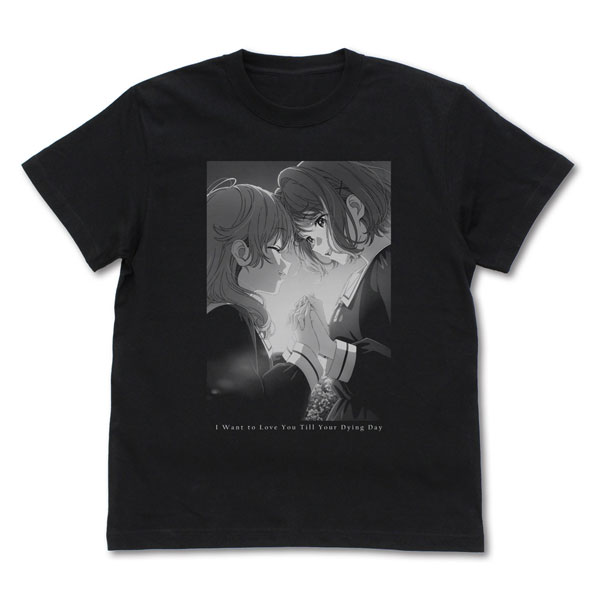 COSPA TV Anime "I Want to Love You Till Your Dying Day" Sheena & Mimi T-shirt /BLACK-L รูปภาพ 1