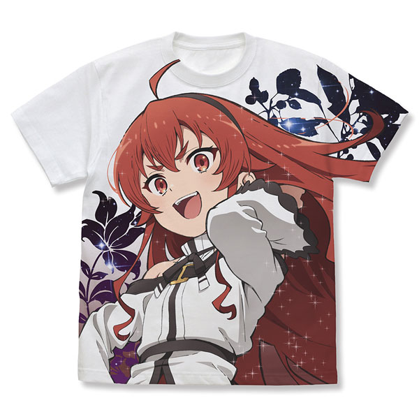 COSPA Anime "Mushoku Tensei: Jobless Reincarnation III -Isekai Ittara Honkidasu-" Eris Full Graphic T-shirt /WHITE-L รูปภาพ 1